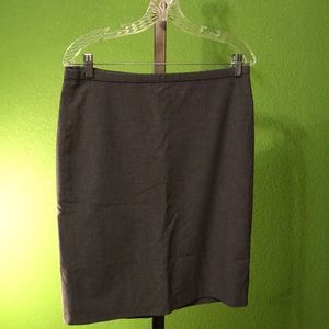 Gray Pencil Skirt